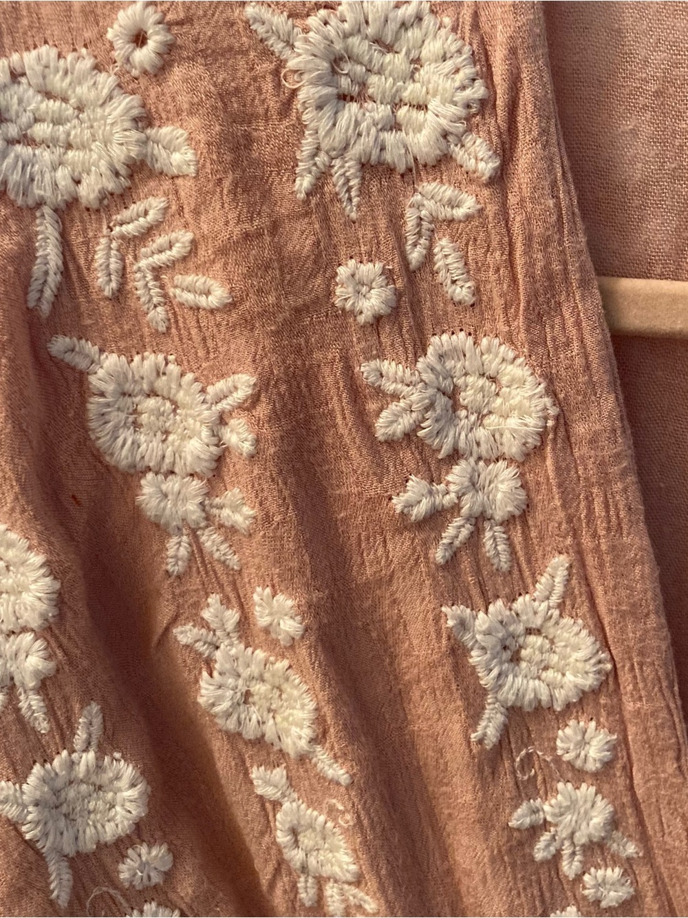 Free People Blush Pink Button-front Midi Dress - Picture 3 of 8